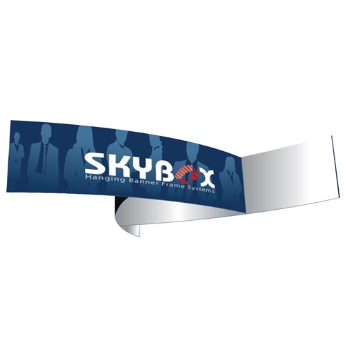 14ft x 60in Pinwheel Skybox Hanging Banner | Single-Sided | Outside Graphic Kit