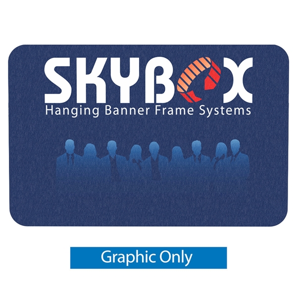 8ft x 5ft Flat Skybox Hanging Banner | Double-Sided Graphic Only
