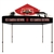 10ft x 10ft Casita Tent - Full-Color UV Print (Frame & Canopy) are an excellent way to provide shade for outdoor events. This canopy has a 10ft x 10ft footprint with five height settings settings on the legs.