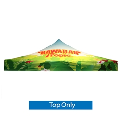 Dye - Sub Graphic Only for Classic Casita Canopy Tent 10 ft are an excellent way to provide shade for outdoor events. This canopy has a 10ft x 10ft footprint with five height settings settings on the legs.