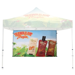 Single Sided Custom Print Backwall for 10 ft Casita Canopy. We offer the highest quality canopy tents, party tents, shade canopies, tent tarps, canopy accessories & more at the lowest wholesale price to the public, excellent way to provide shade.