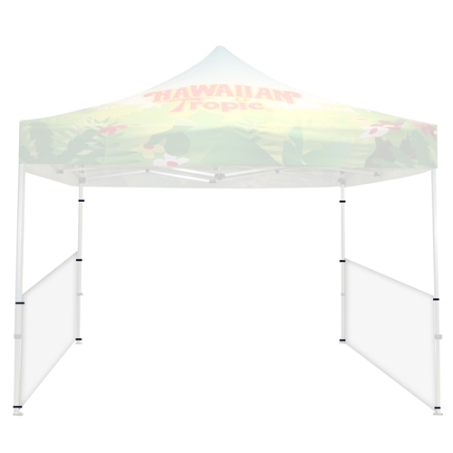 White  Half (Side) Wall for 10 ft Casita Canopy. We offer the highest quality canopy tents, party tents, shade canopies, tent tarps, canopy accessories & more at the lowest wholesale price to the public, excellent way to provide shade.