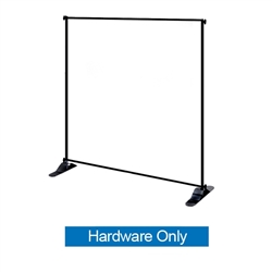 This 4ft x 8in Jumbo Banner Stand Tube Display has both stability and looks. It is adjustable in both width and height to allow multiple graphic sizes, and has a large base that can be filled with either water or sand. Telescopic Banner Stand.