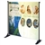 4ft x 4ft Jumbo Banner Stand Small Tube Graphic Package. This particular selection has smaller tubes that measure 1 1/8"" in diameter and connect together on all four sides. The fabric graphic slides onto the top and bottom cross bars, and displays tautly