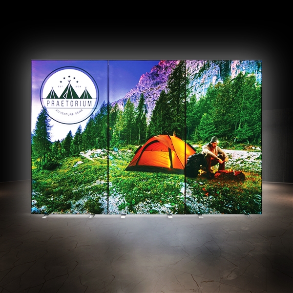 10ft Light Box Double-Sided Graphic Package Display - One Choice