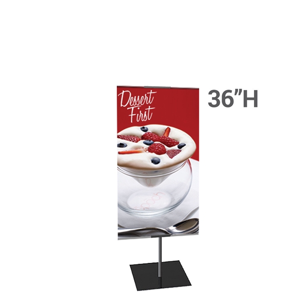 12in x 36in Classic Banner Stand Small Double-Sided Graphic Package. We offers a full line of trade show displays, pop up booths, banner stands, table top displays, banner stands, hanging banners, signs, molded shipping cases, counters and podiums.