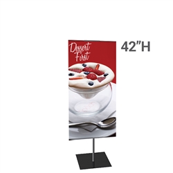 12in x 42in Classic Banner Stand Small Double-Sided Graphic Package. We offers a full line of trade show displays, pop up booths, banner stands, table top displays, banner stands, hanging banners, signs, molded shipping cases, counters and podiums.