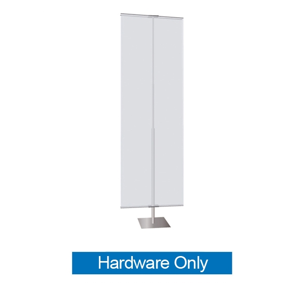 36in Classic Banner Stand Large Silver With Square Base Hardware Only. We offers a full line of trade show displays, pop up booths, banner stands, table top displays, banner stands, hanging banners, signs, molded shipping cases.