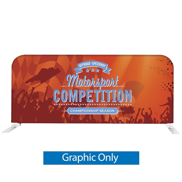 7ft x 3ft EZ Barrier Outdoor Large Double-Sided Tension Fabric Graphic Only | Sub-Dye Custom Printed Replacement Pillowcase Graphics for EZ Tube Backdrop Frame | xyzDisplays.com