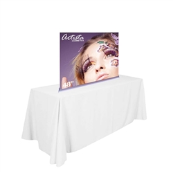 48in x59in SilverStep Retractable Tabletop Banner Stand Vinyl Print. Table Top Banner Stands are an extremely popular and versatile trade show display product. Large selection of table top banner stands you need for your next trade show or event.