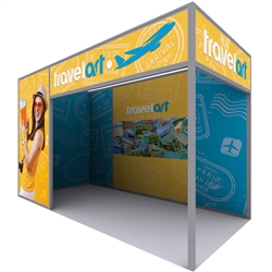 20ft x 10ft Cabo Tradeshow Booth A Kit | Tension Fabric