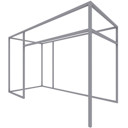 20ft x 10ft Cabo Tradeshow Booth A (Hardware Only) | Tension Fabric