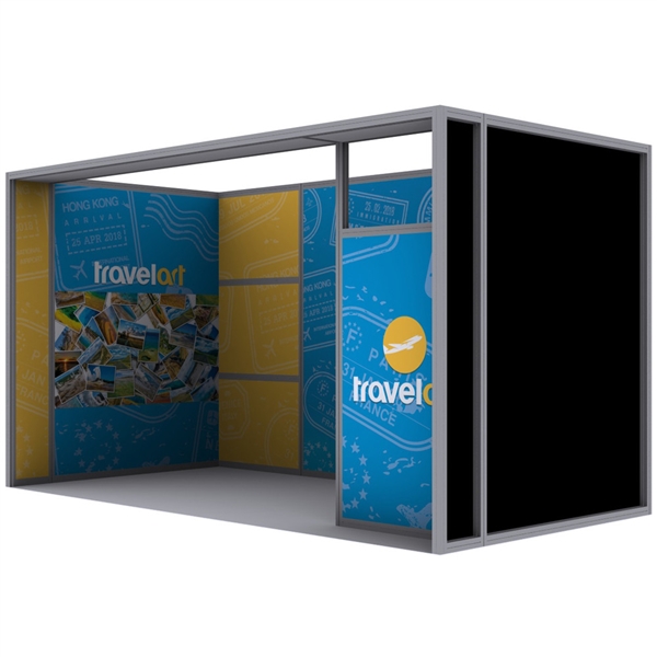 20ft x 10ft Cabo Tradeshow Booth B Kit | Tension Fabric