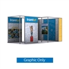 30ft x 20ft Cabo Tradeshow Booth D (Graphic Only) | Tension Fabric