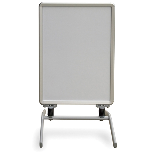 Spring Snap Frame Display Stand 24in x 34in  Hardware Only Easy open aluminum snap frame with stable feet. There are various types of snap frames for sale here, including wall mount, floor stands, outdoor rated, even desktop picture holders.