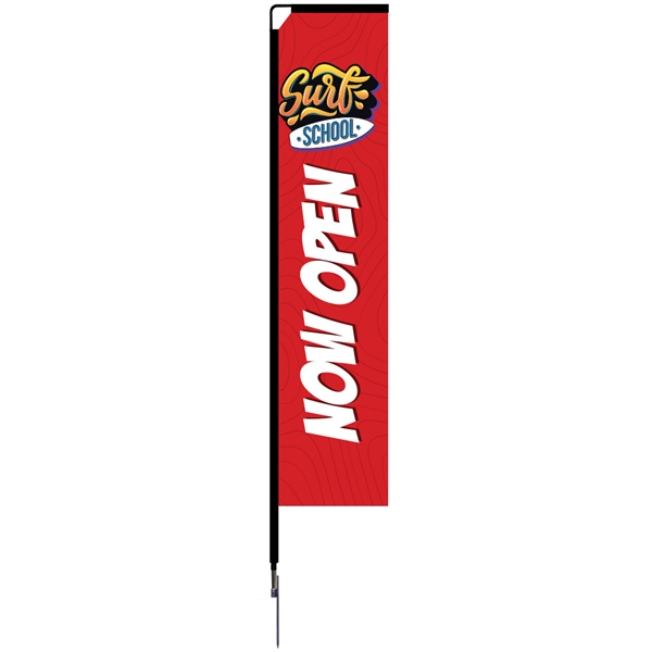 10ft Mamba Rectangle Large Single-Sided Flag