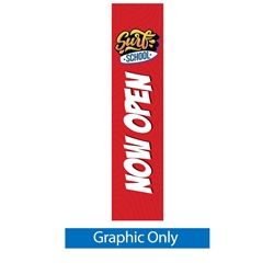 10ft Mamba Rectangle Large Flag Single-Sided Graphic Only