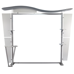 10ft Tahoe Twistlock X Modular Backwall Display Frame Only. Twistlock Tahoe is a modular backwall display booth is fully customizable. Twistlock Tahoe Modular Display Portable System is available in a number of configurations- perfect back wall display