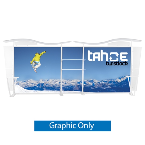 20ft Tahoe Twistlock Z Modular Backwall Display Graphic Only. Twistlock Tahoe is a modular backwall display booth is fully customizable. Twistlock Tahoe Modular Display Portable System is available in number of configurations- perfect backwall display