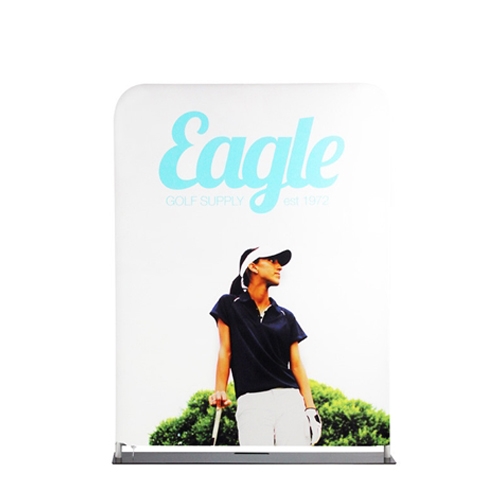 48in x 66in EZ Extend Tension Fabric Banner Stand | Double-Sided Pillowcase Graphic & Tube Frame