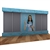 10ft x 20ft Alpine Merchandiser Booth F Graphic Package with slatwall. Alpine Merchandiser Booths with SEG Fabric can be use in  Retail Stores, Trade Shows, Showrooms. Great for 10ftx10ft booths.