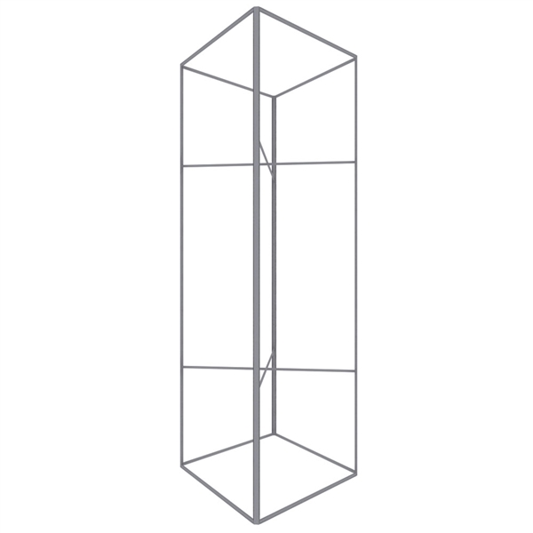 Big Sky Towers are professional displays that draw eyes to your trades show booth. These tension fabric tower are constructed of aluminum extrusions designed to hold SEG stretch fabric graphics.  Feature easy assembly and come packed in a hard molded case