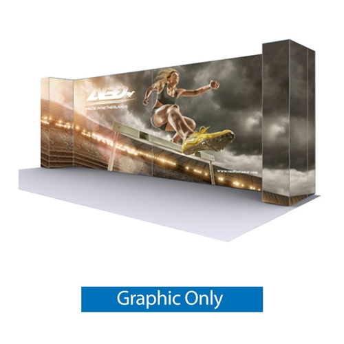 20ft x 7.5ft Lumiere Wall Configuration H SEG Display | Double-Sided Graphic Only