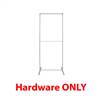 34in x 91in Econotube Tension Fabric Banner Stand (Hardware Only)