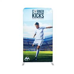 4ft x 7.5ft EZ Stand Tension Fabric Display | Double-Sided Print