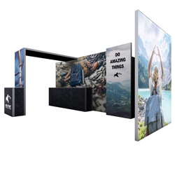 20ft x 10ft Modco Modular 2 Display. The Modco Modular Display System allows you to configure and add additional displays and features to fit your needs.