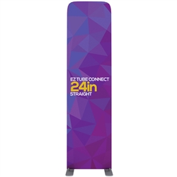 24in EZ Tube Connect Straight Top Single-Sided Display (Graphic & Hardware)