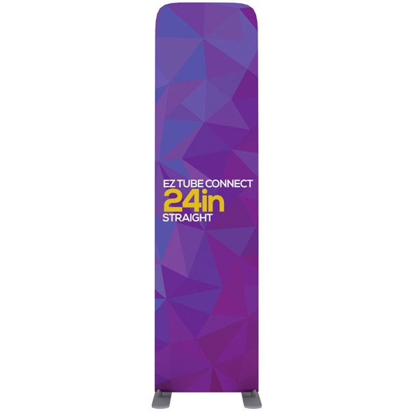 24in EZ Tube Connect Straight Top Double-Sided Display (Graphic & Hardware)