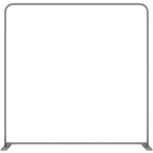 8ft EZ Tube Connect Straight Top Single-Sided Display (Hardware Only)