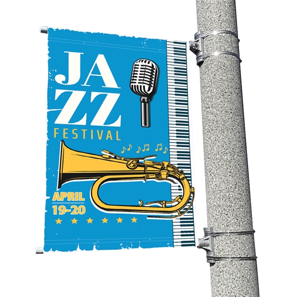 24in x 48in Street Pole Banner | Double-Sided Kit