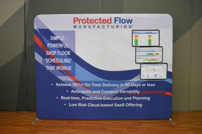 A proud example of our work! Shop confidently at www.xyzDisplays.com knowing you are getting the best prices and excellent service!