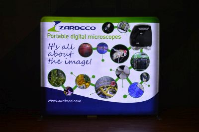 A proud example of our work! Shop confidently at www.xyzDisplays.com knowing you are getting the best prices and excellent service!