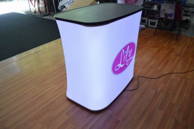 A proud example of our work! Shop confidently at www.xyzDisplays.com knowing you are getting the best prices and excellent service!