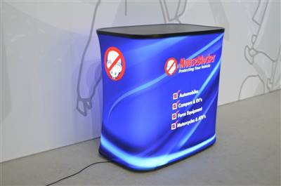 A proud example of our work! Shop confidently at www.xyzDisplays.com knowing you are getting the best prices and excellent service!