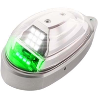 Whelen Orion 650 Series 01-0790725-11 Model OR6502G Green LED 28V Position Anti-Collision Light Assembly