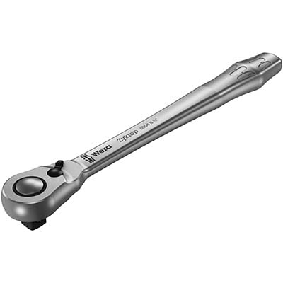 Wera 05004034001 8004 B Zyklop Metal Ratchet With Switch Lever 3/8-Inch Drive