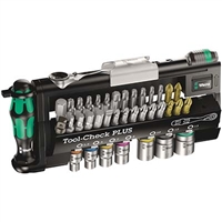 Wera 05056490001 36 PC Tool-Check Plus Bit Metric Ratchet Set With Sockets