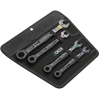 Wera 05073295001 4 PC Joker SAE Ratcheting Combination Wrench Set