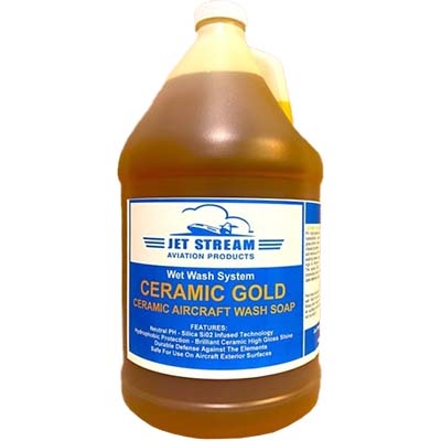 Jet Stream Products Ceramic Gold Aircraft Wash Soap 1 Gallon CGG1