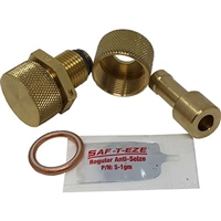 SAF-AIR Products Low Profile Two Piece Oil Drain Valve Model F62 5/8" - 18
