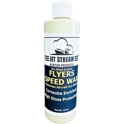 Jet Stream Products Flyers Speed Wax Dry Wash 16oz Bottle FSW01