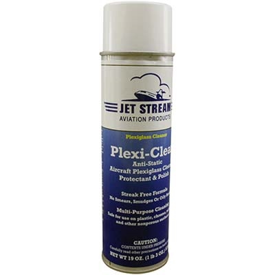 Jet Stream Plexi-Clear Anti-Static Plexiglass Cleaner (Aerosol Can 18 oz) PC12
