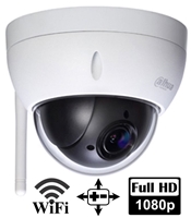 Advanced 360-degree Pan-Tilt-Zoom WiFi HD Low-Profile Loaner Crime Camera featuring Sony Day/Night  Exmor sensor, automated guard tours & scanning, eAlerts on motion detection, and simple one-button setup. Get, install, & start viewing in just minutes!