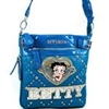 Classic Betty BoopÂ® Messenger Bag w/ Rhinestones & Sequins Glitz