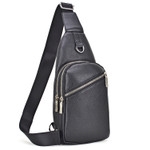 Faux Leather Messenger/ Cross body Bag/ Sling Pack/ Chest bag/Mini backpack