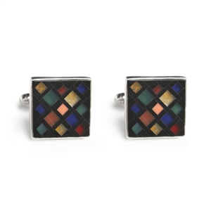 Square 70's Mosaic Inlay